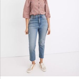 NWT madewell Tall&curvy jeans